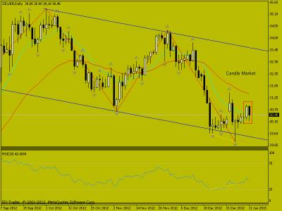 Свечной анализ Silver 14.01.2013