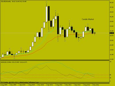 Свечной анализ Silver 14.01.2013